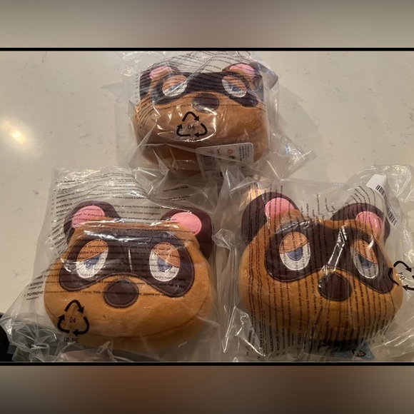 Other - 3pcs. Club Mocchi Mocchi Animal
Crossing Plush - Tom Nook Plushie